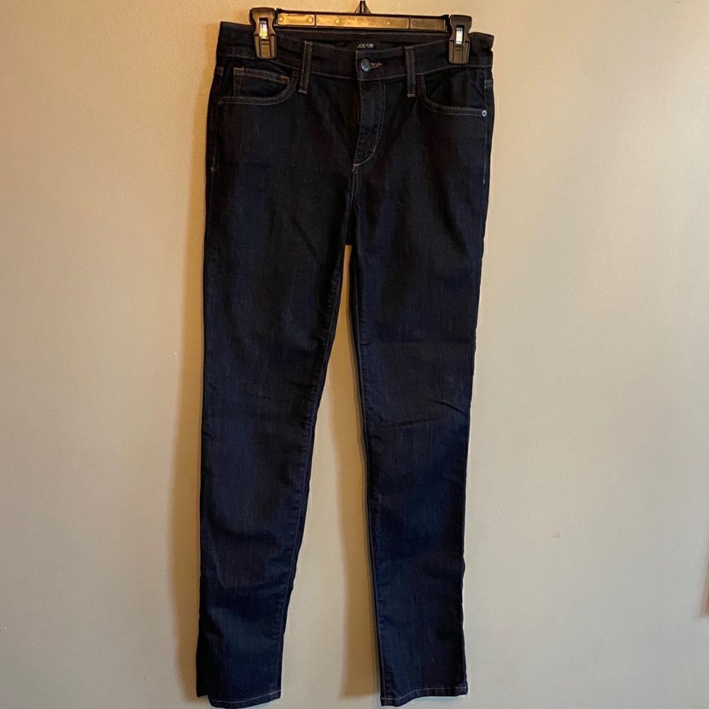 straight leg darkwash jeans size 27 Joes